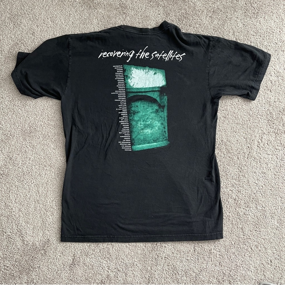 Vintage 1990s Counting Crows Recovering The Satellites GIANT T-Shirt XL 23x30